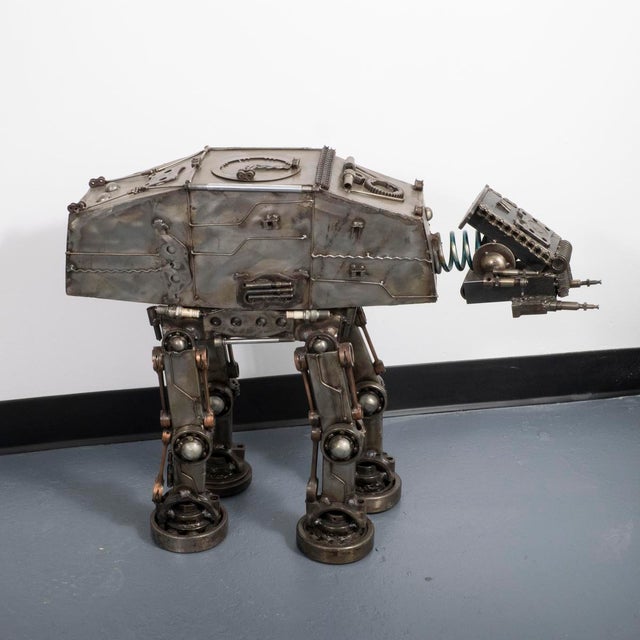 Star Wars inspired Imperial walker sculpture For Sale In New York - Image 6 of 12