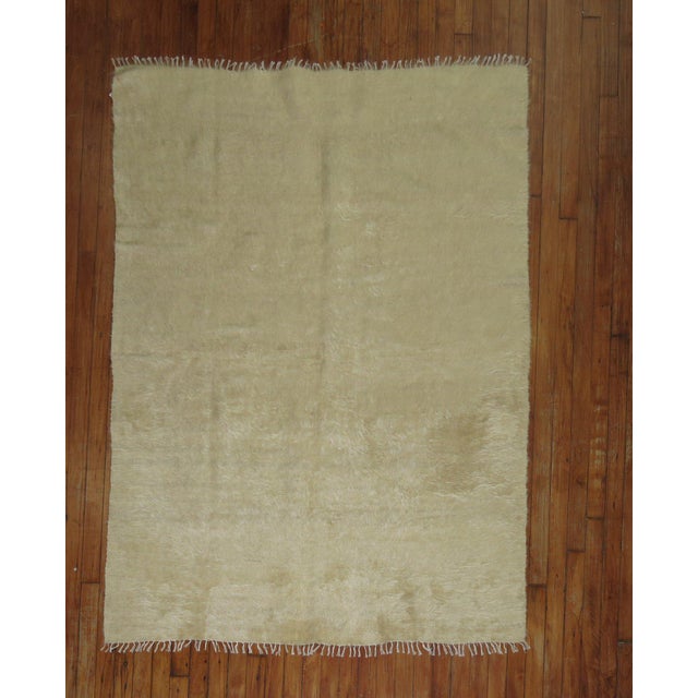 Vintage Mohair Rug/Throw Textile 4'3'' x 5'8'' Chairish