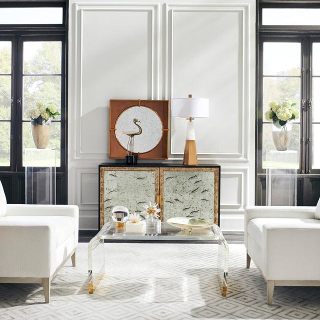 Transitional Alabaster And Crystal Box For Sale - Image 3 of 3