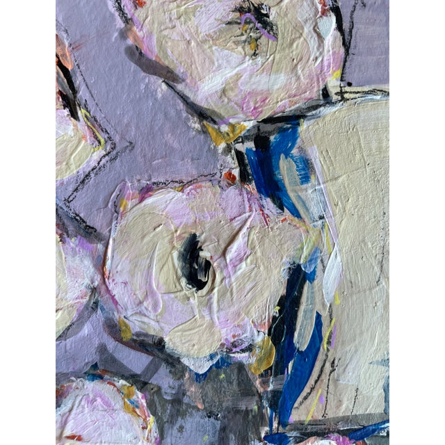 “Blush” a Collage of Paper and Paint by C. Carrillo For Sale - Image 4 of 5