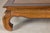 Vintage Chinese Low Kang Two-Tone Elm Coffee Table with Curved Legs For Sale - Image 16 of 18