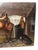 Folk Art 19th C Oil on Canvas, Horse and Dog Hovel For Sale - Image 3 of 8