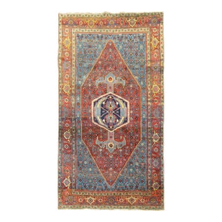 Early 20th Century Connoisseur Large Scale Formal Persian Bidjar Accent Size Rug For Sale