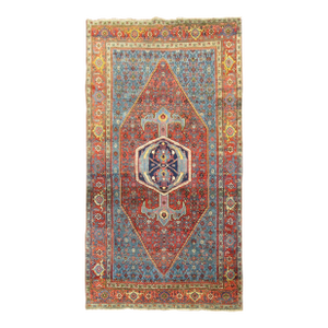 Early 20th Century Connoisseur Large Scale Formal Persian Bidjar Accent Size Rug