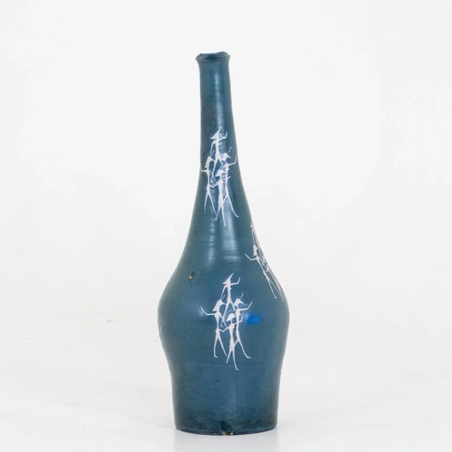 Mid-Century Italian Ceramic Vase For Sale - Image 3 of 8