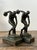 Vintage Patinated Cast Brass Disc Thrower Bookends - A Pair For Sale In West Palm - Image 6 of 12