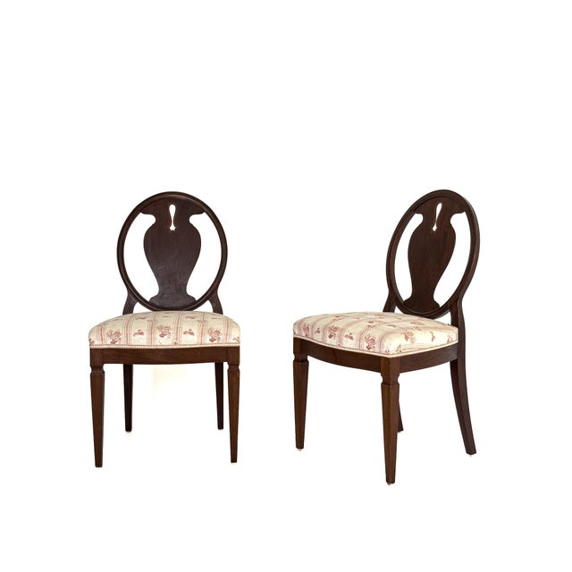 Brown Chancellor Chairs from Nordic Company NK, 1913, Set of 2 For Sale - Image 8 of 8