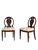 Brown Chancellor Chairs from Nordic Company NK, 1913, Set of 2 For Sale - Image 8 of 8