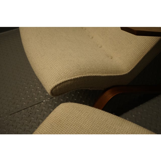 1960s 1960s Attributed to Eero Saarinen Grasshopper Chair and Ottoman for Knoll For Sale - Image 5 of 11