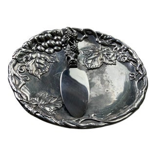 Vintage Arthur Court Cheese Serving Set- 2 Pieces For Sale