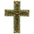 Gilt Ceramic Byzantine Crucifix by Marc Roussel, Vallauris, 1962 For Sale - Image 12 of 12