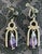 Mid 20th Century Mexican Modern Silver and Amethyst Earrings Antonio Pineda For Sale - Image 5 of 8