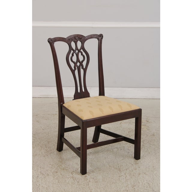 Age: C.2005 Details: Finish no.17 Fine Carved Details High Quality Construction 18 C. Design Chippendale Style Traditional...