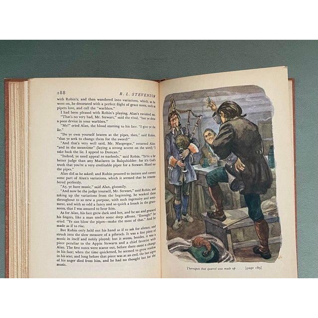 “Kidnapped” by Robert Louis Stevenson Cloth Cover Book For Sale In Jacksonville, FL - Image 6 of 12