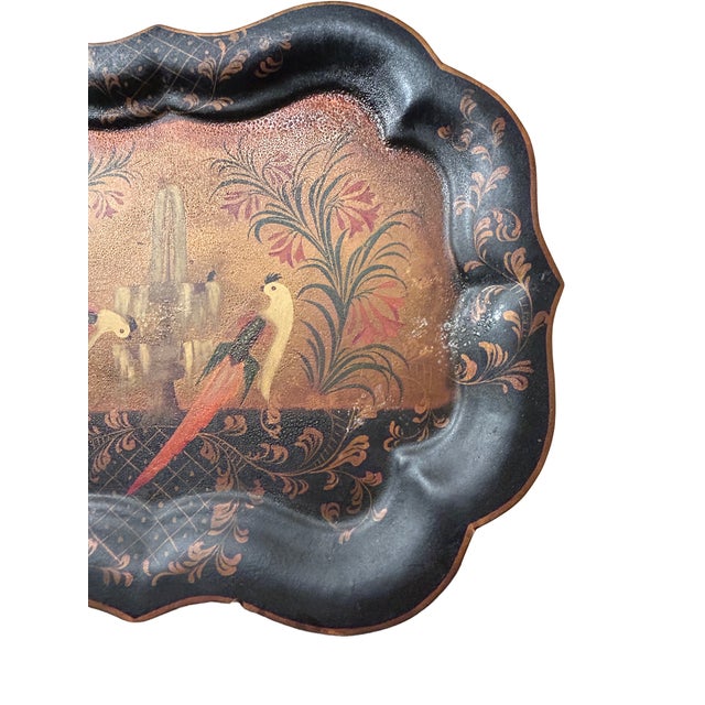 Late 19th Century Decorated Tray For Sale - Image 4 of 5
