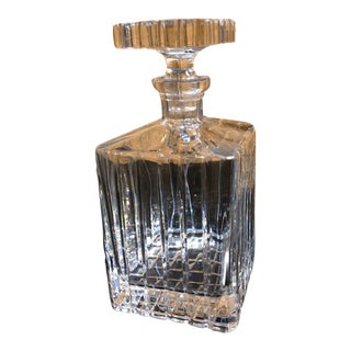 Vinatge Crystal Whiskey Decanter For Sale