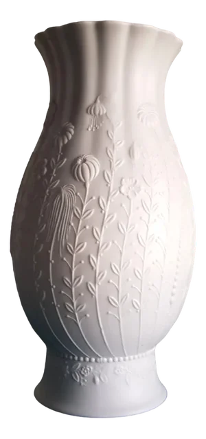 Bisquit Porcelain Flower Vase by Martin Freyer for Kaiser Porzellan