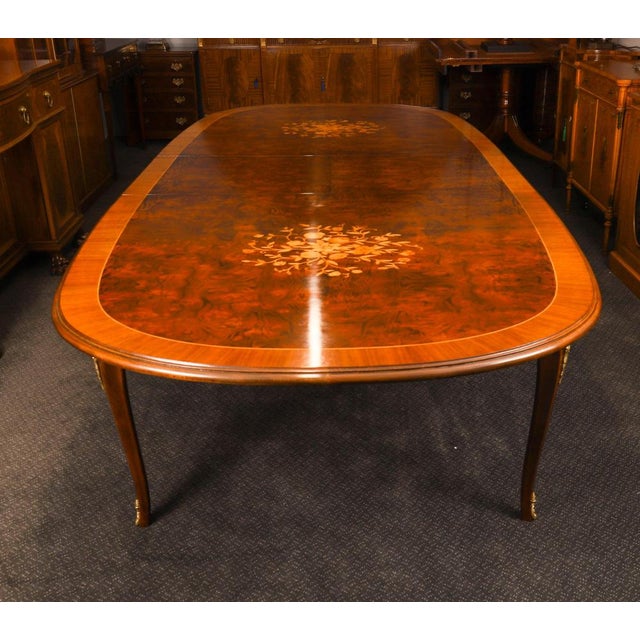1920s Antique French Louis Revival Ormolu-Mounted Dining Table, 1920 For Sale - Image 5 of 18