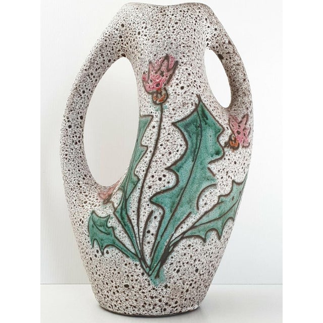 Vintage Ceramic Vase by Marius Bessone, 1950s-1960s For Sale - Image 6 of 7