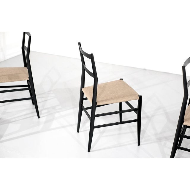 Wooden Superleggera Chairs by Gio Ponti for Cassina, Italy, 1957, Set of 10 For Sale - Image 6 of 15