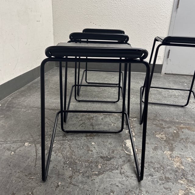 Blu Dot Ready Counter Stools, Set of Four For Sale - Image 11 of 12