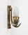 1950s Mid-Century Sconces in Brass and Glass in the style of Gio Ponti, Italy, 1950s For Sale - Image 5 of 17