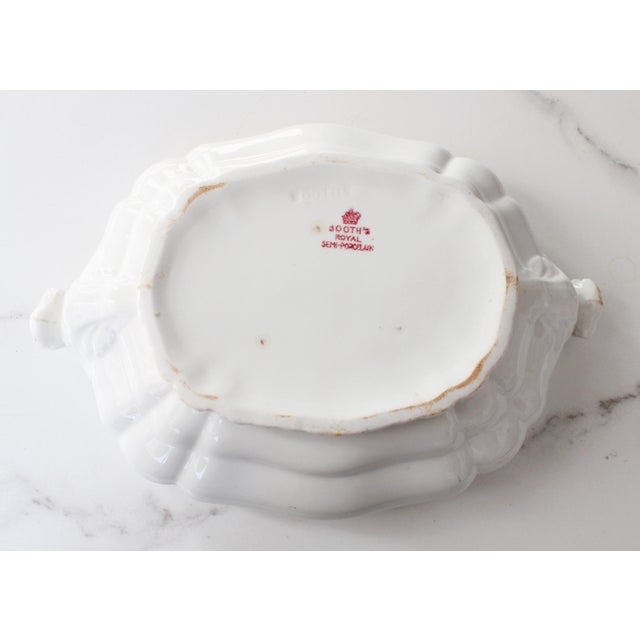 Late 19th Century English Booth's Royal White Oval Tureen For Sale - Image 5 of 5
