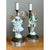 Vintage Lucite Base Porcelain Figurine Lamps - a Pair For Sale - Image 10 of 12