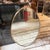 1950s Gio Ponti Style Mid-Century Modern Solid Brass Egg Shaped Wall Mirror For Sale - Image 11 of 13