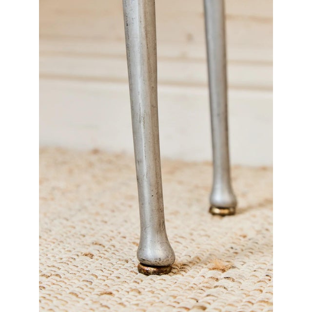 French Vintage Live Edge Modernist Entry Table For Sale - Image 4 of 12