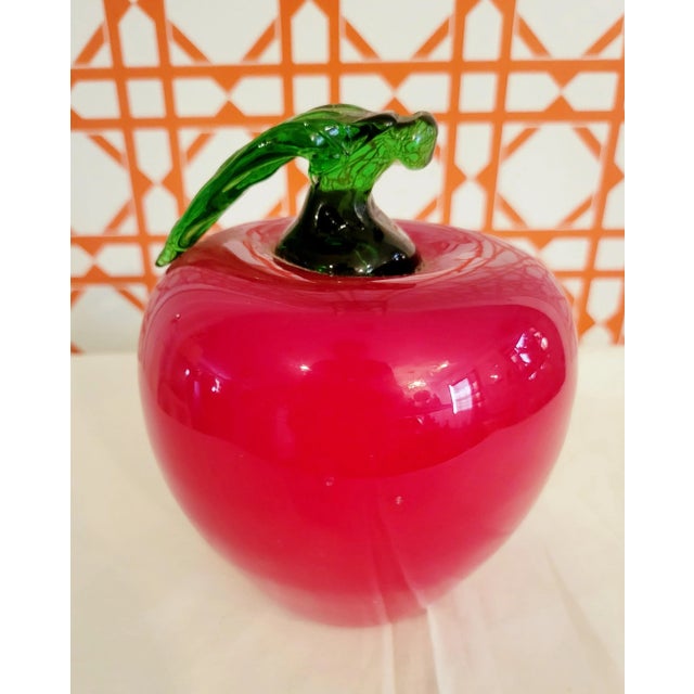 ヴィンテージ　バロビェール・トーソ　Murano Apple　アートグラス Handblown Murano Glass Apple - Getty Museum Store