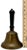 Very Large Size Authentic Antique Late 19th Century American Brass Schoolhouse Bell - 11 Inches Tall For Sale - Image 18 of 18