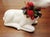 Vintage White Ceramic Deer Figurine, Christmas Around the World, Made in Taiwan For Sale In Jacksonville, FL - Image 6 of 10