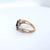 Metal Late 20th Century 14k Yellow Gold Ring With Gia Certified Blue Oval Sapphire & Diamond Accents, Size 6.5 For Sale - Image 7 of 8