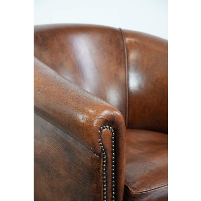 Vintage Sheepskin Club Armchairs, Set of 2 For Sale - Image 16 of 17