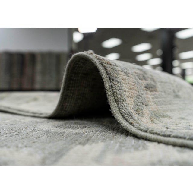 Textile Square Oushak Rug 5'10" x 6'2" For Sale - Image 7 of 8