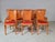 Orange Chairs by Joamin Baumann for Baumann, Paris, 1970s, Set of 12 For Sale - Image 3 of 17