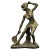 Metal Art Deco Young Tennis Player in Bronze, 1950s For Sale - Image 7 of 7