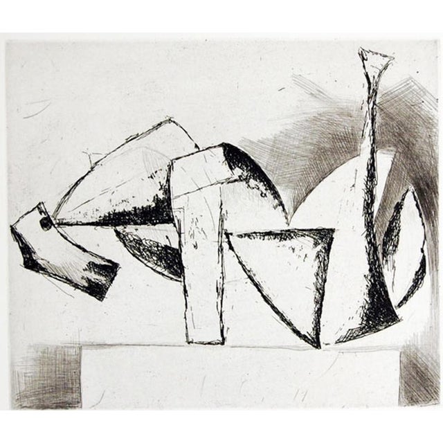 Marino Marini, The Cry Edition of 65, 1962, Etching For Sale - Image 4 of 5