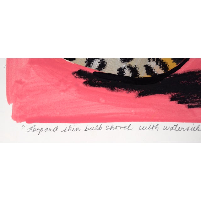 "Leopard Skin Bulb Shovel With Watersilk Leopard Handle" - Pop Art by Marc Foster Grant For Sale - Image 4 of 5