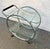 Chrome Mid-Century Glass and Chrome Bar Cart by George Mulhaser for Dia For Sale - Image 8 of 12