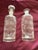 Turn of the Century Heirloom- Matching Fern Etched Cologne Decanters and Bell Shaped Anise Decanter For Sale - Image 4 of 5