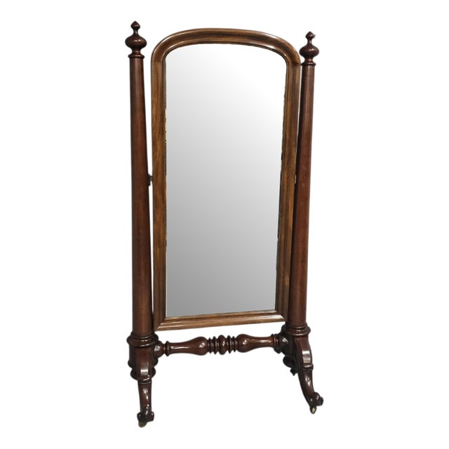 Victorian Cheval Mirror, 1880 For Sale