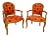 19th Century Venetian Louis XV Style Painted and Gilt Armchairs- A Pair For Sale