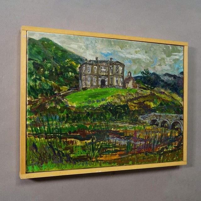 Impressionist Fermoyle House, Brandon Bay, Ireland,1976 - Alexander Michael Oil Painting For Sale - Image 3 of 8