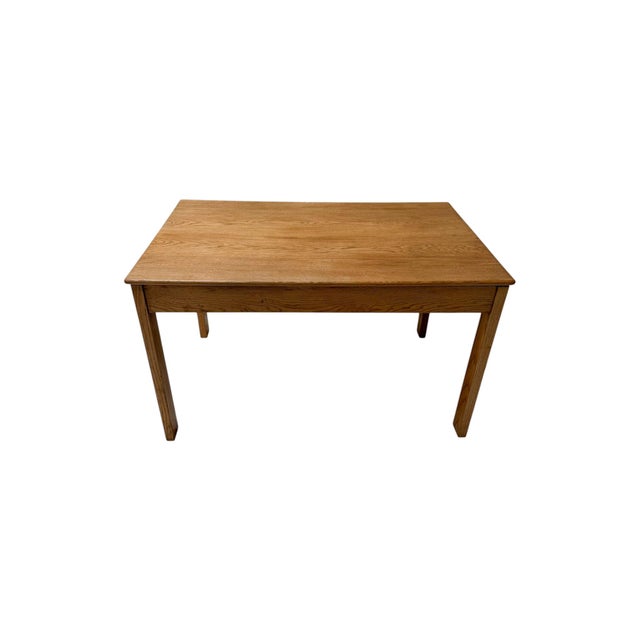 Art Deco Dutch Oak Dining Table by J.A. Muntendam, 1920s For Sale - Image 6 of 12