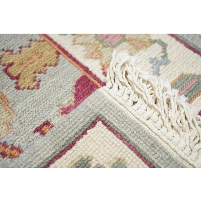 Gray Sumak Runner 2'6'' X 8' For Sale - Image 8 of 11