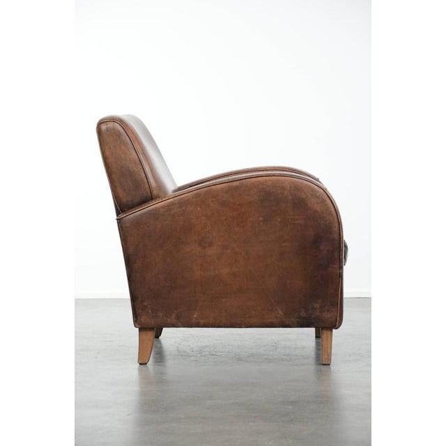 Vintage Armchair in Sheepskin For Sale - Image 3 of 16