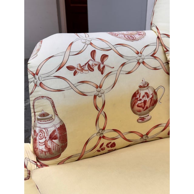 Sherrill Furniture Tufted Lounge Arm Chair For Sale - Image 10 of 12