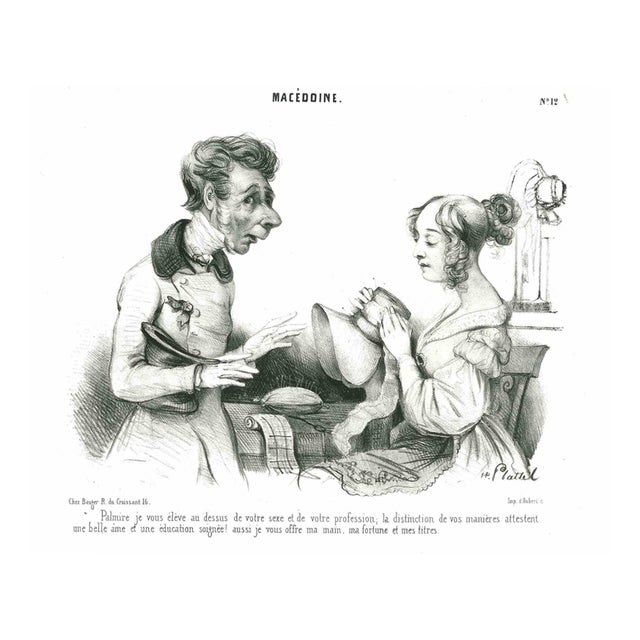 Henri Daniel Plattel, Macédoine, No. 12, Mid-19th Century, Lithograph For Sale